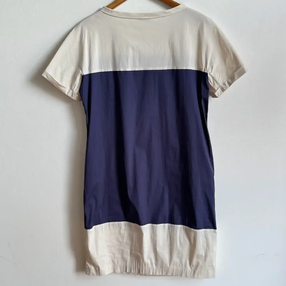 ROSSO35 Color-Block T-Shirt Dress - Picture 3 of 7